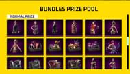 A total of 60 bundles are available as part of Normal Prizes (Image via Garena)